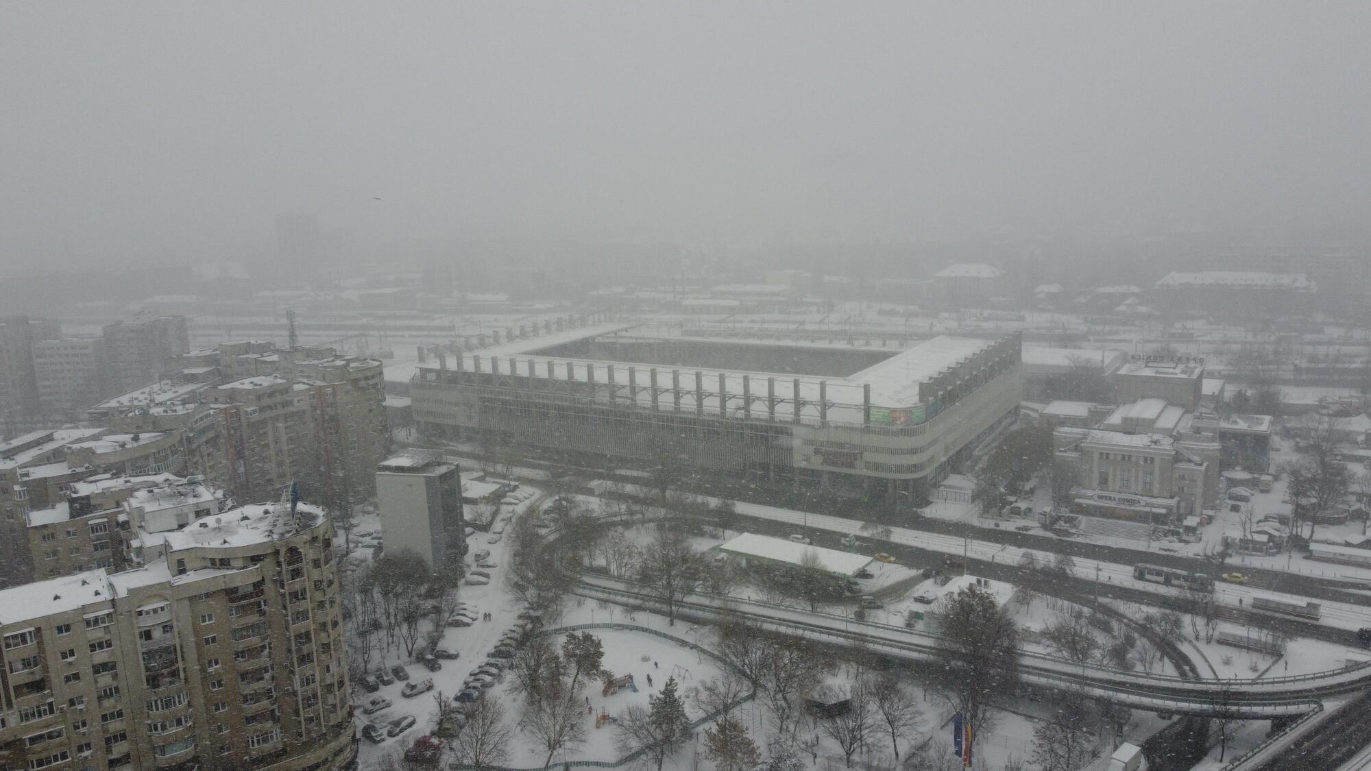 Stadionul Giulești înainte de meci, foto: GOLAZO