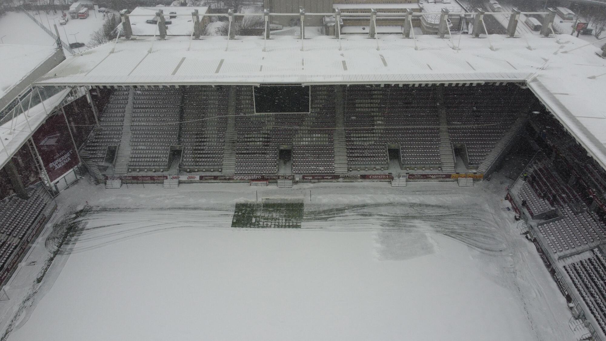 Stadionul Giulești înainte de meci, foto: GOLAZO