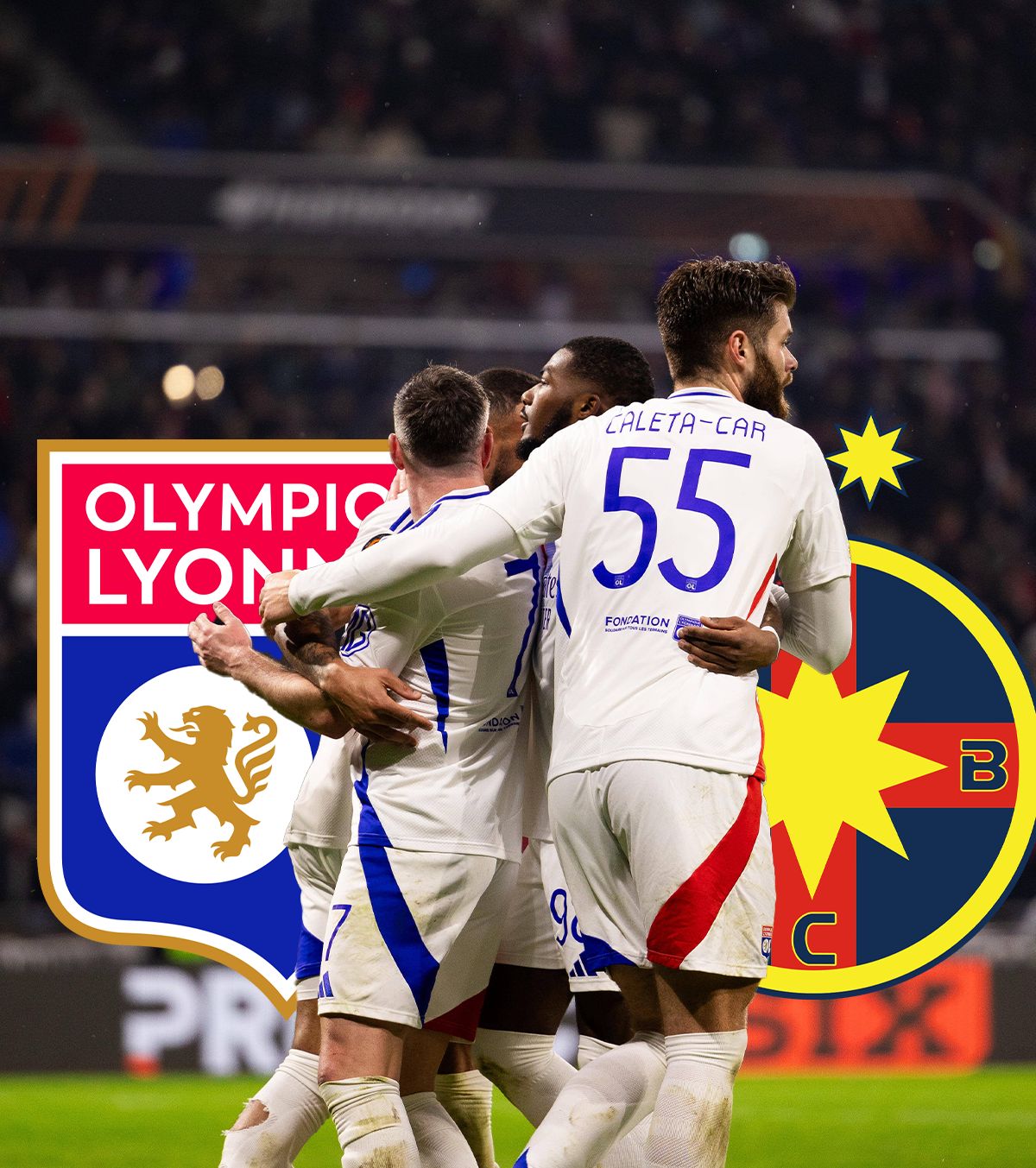 Atenție, FCSB!  Presa franceză anunță că  Olympique Lyon are un singur jucător indisponibil pentru confruntarea din Europa League