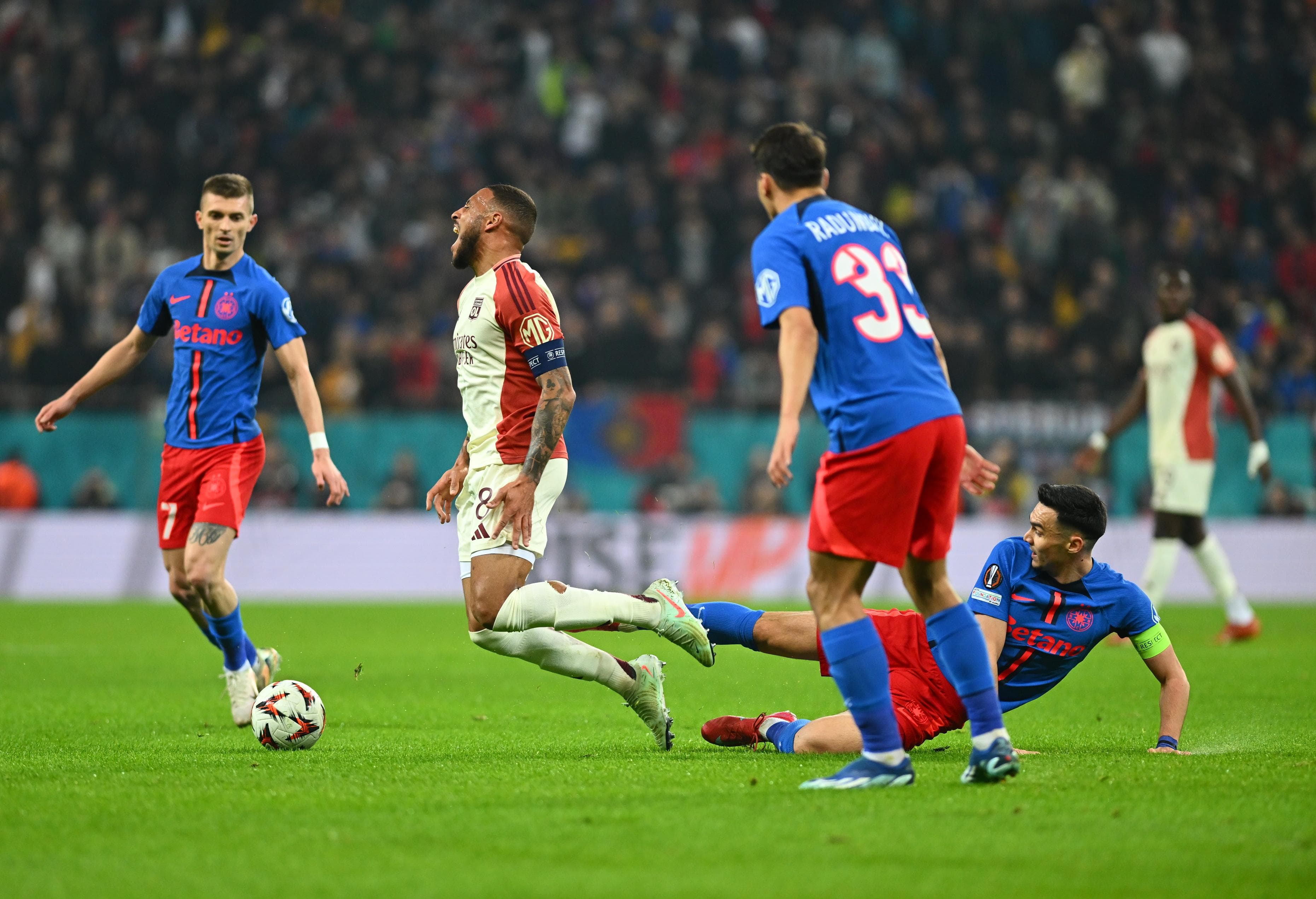 FCSB - Lyon. Foto: Raed Krishan