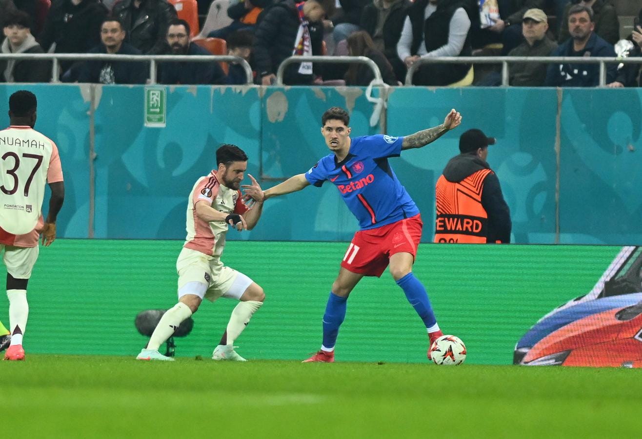 FCSB - Lyon. Foto: Raed Krishan