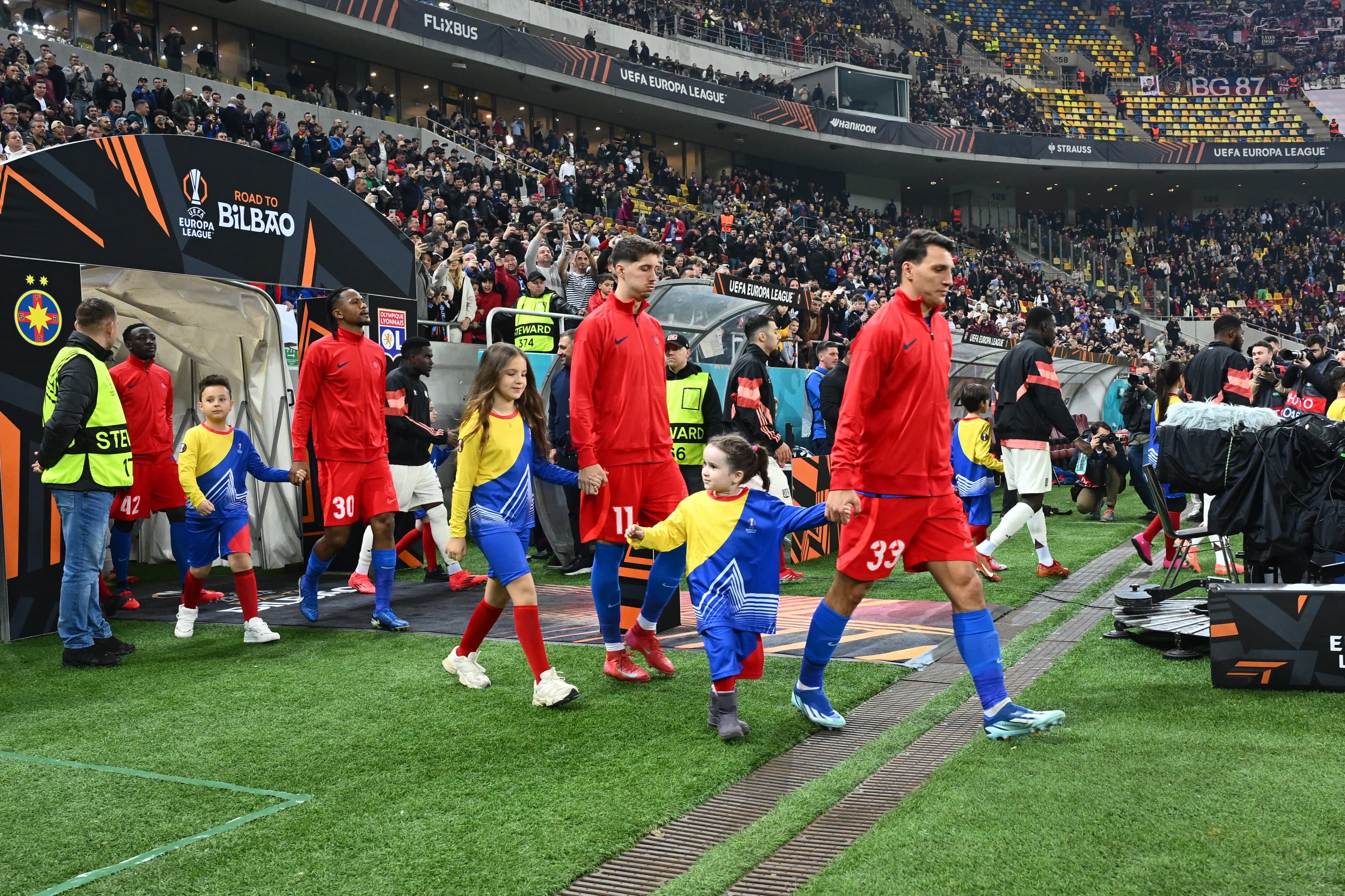 FCSB - Lyon. Foto: Raed Krishan