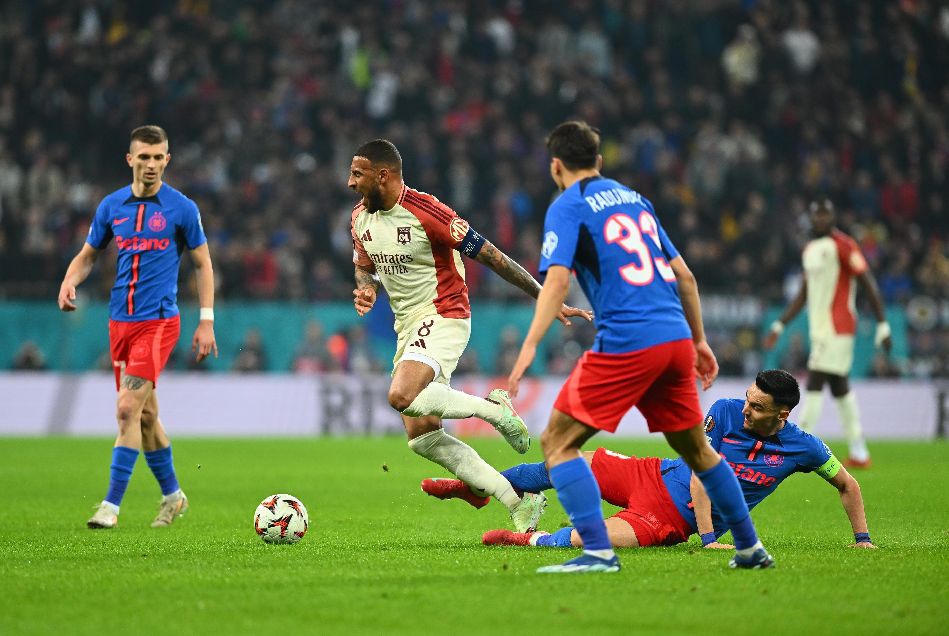 FCSB - Lyon. Foto: Raed Krishan