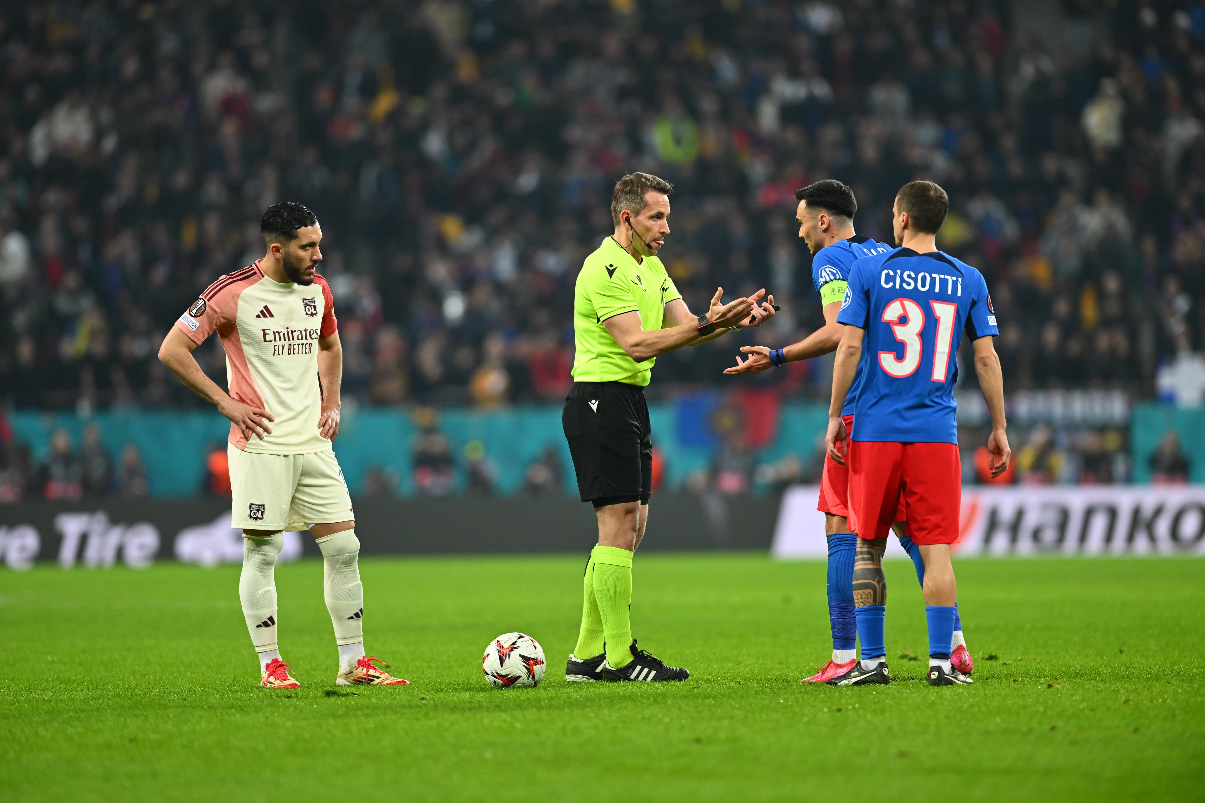 FCSB - Lyon. Foto: Raed Krishan
