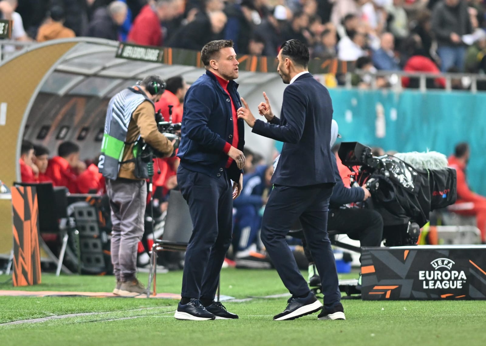FCSB - Lyon. Foto: Raed Krishan
