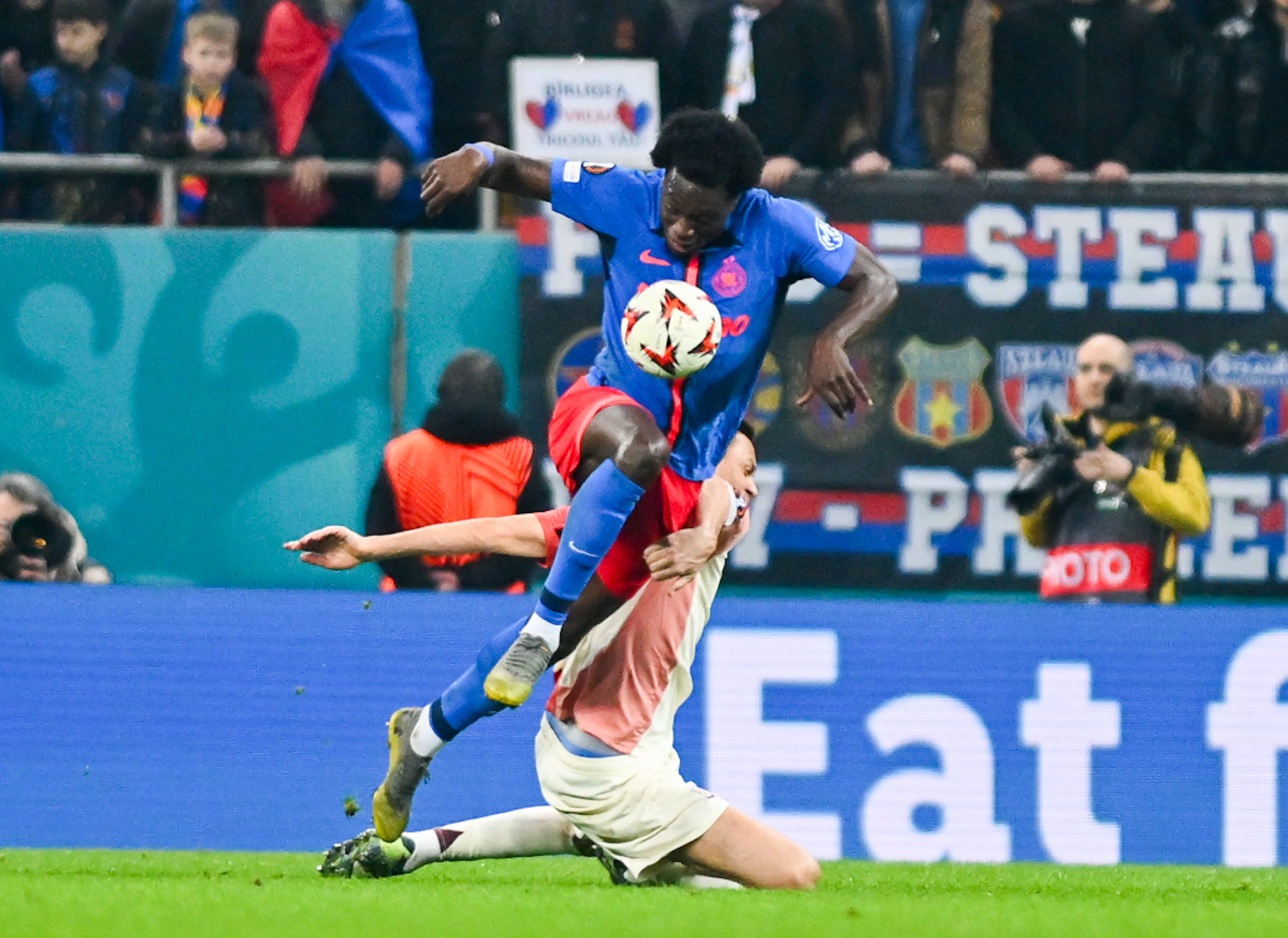FCSB - Lyon. Foto: Raed Krishan