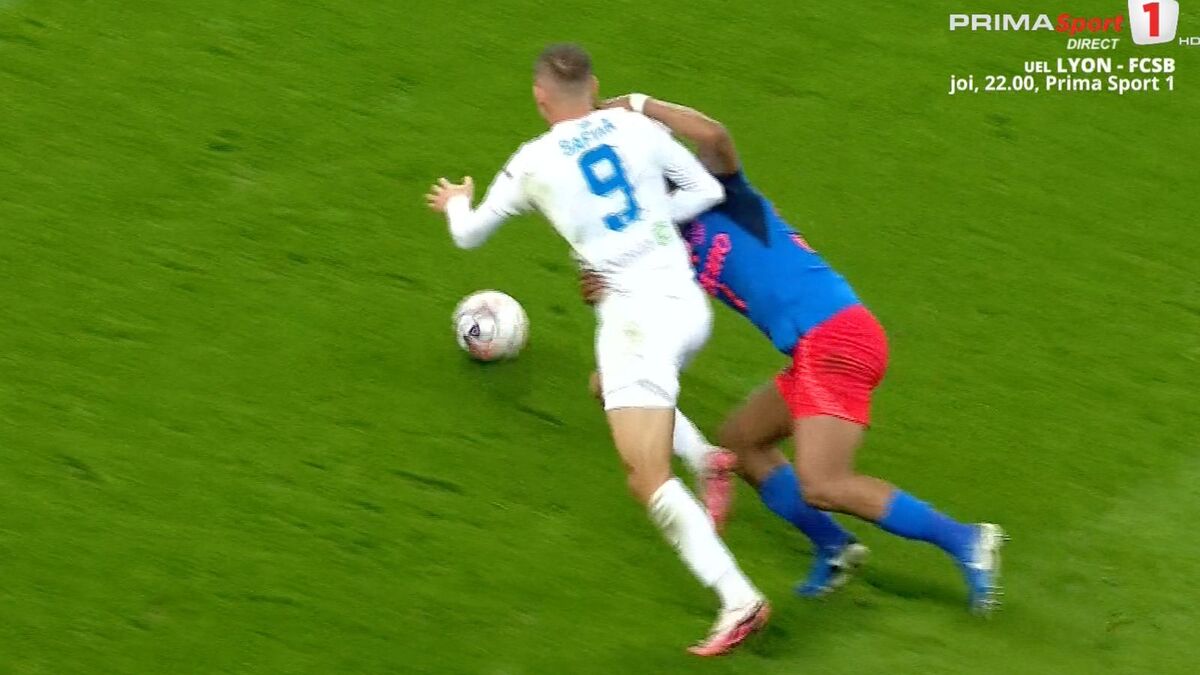 Ngezana, aproape de eliminare în FCSB - Universitatea Craiova/ Foto: captură ecran Prima Sport .jpeg