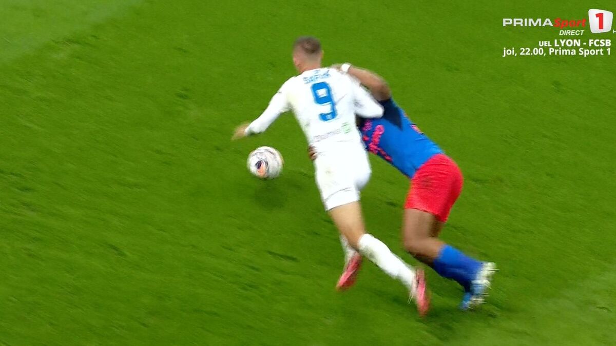 Ngezana, aproape de eliminare în FCSB - Universitatea Craiova/ Foto: captură ecran Prima Sport .jpeg