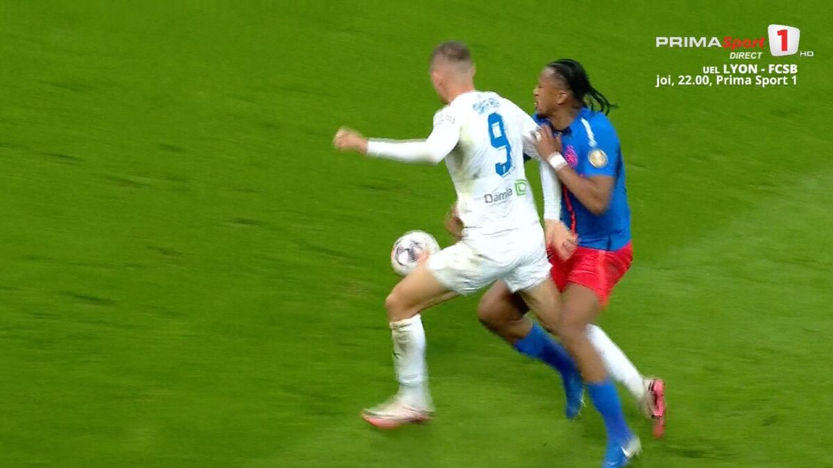 Ngezana, aproape de eliminare în FCSB - Universitatea Craiova/ Foto: captură ecran Prima Sport .jpeg