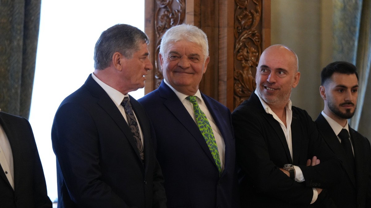 Eveniment decorare Gheorghe Hagi/ Foto: Iosif Popescu - GOLAZO.ro