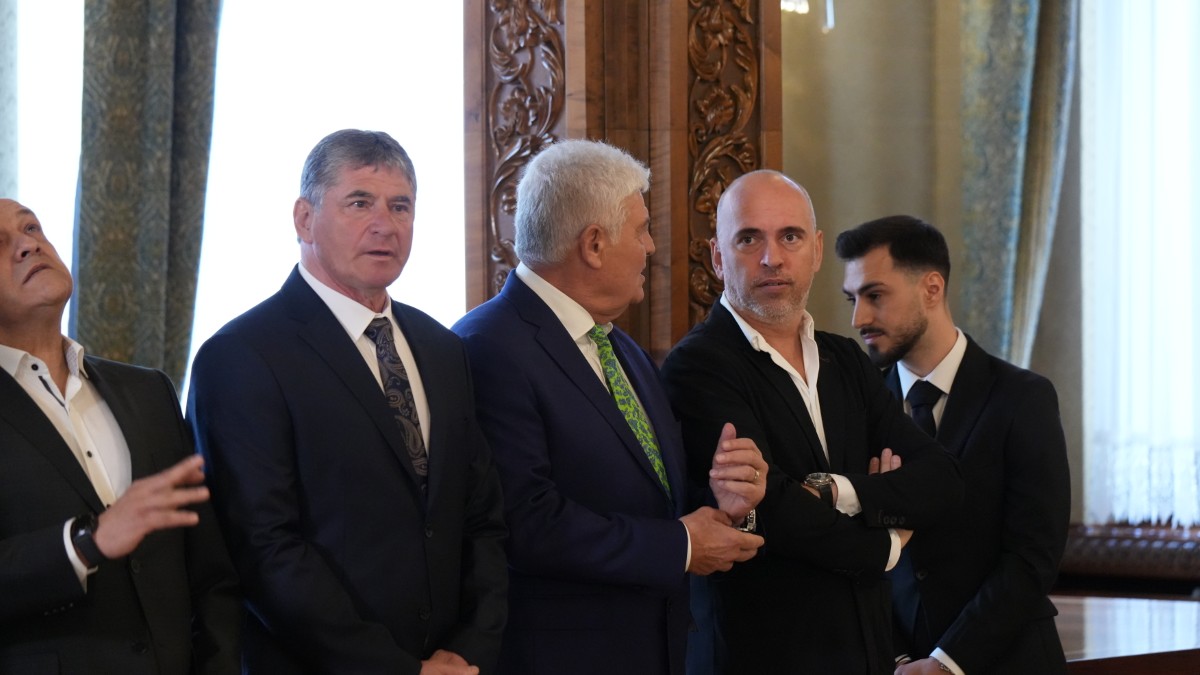 Eveniment decorare Gheorghe Hagi/ Foto: Iosif Popescu - GOLAZO.ro