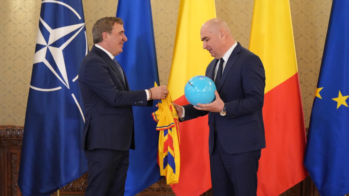 Eveniment decorare Gheorghe Hagi/ Foto: Iosif Popescu - GOLAZO.ro