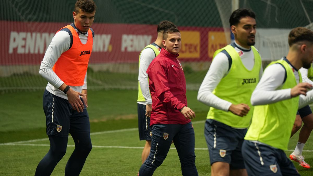 Antrenament România U21 FOTO Iosif Popescu
