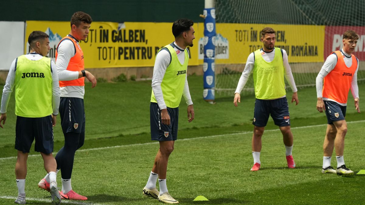 Antrenament România U21 FOTO Iosif Popescu