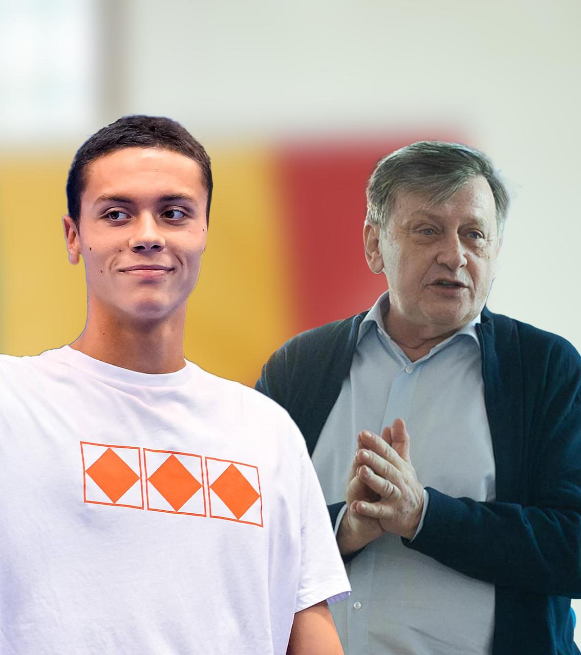 Invitat special?   Crin Antonescu l-a chemat pe  David Popovici  la podcast-ul său de campanie: „Cred că eşti în măsură să iei la întrebări pe oricine”