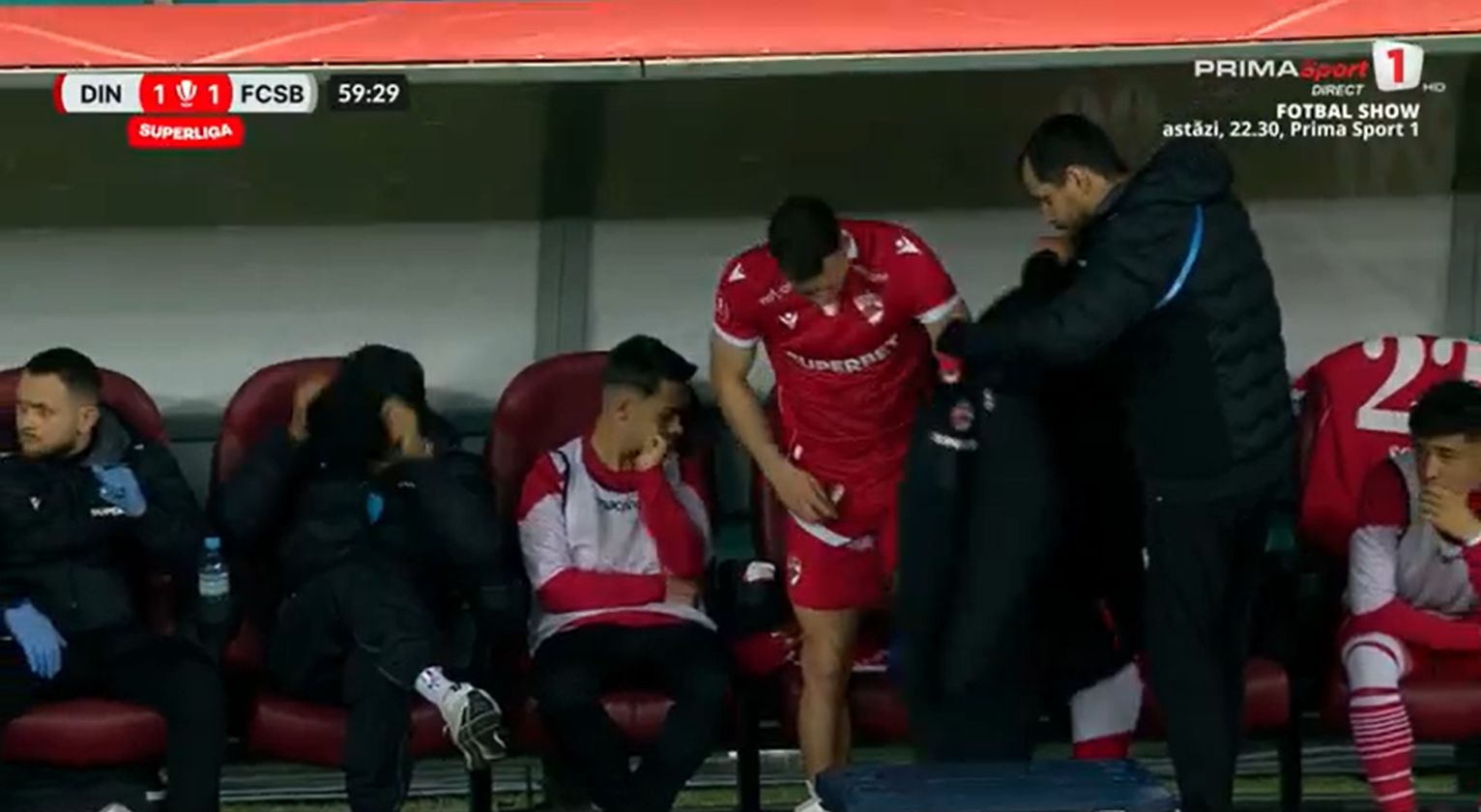 Dinamo - FCSB. Politic, cu ochii în lacrimi după accidentare. Foto - capturi Prima Sport (5).jpg