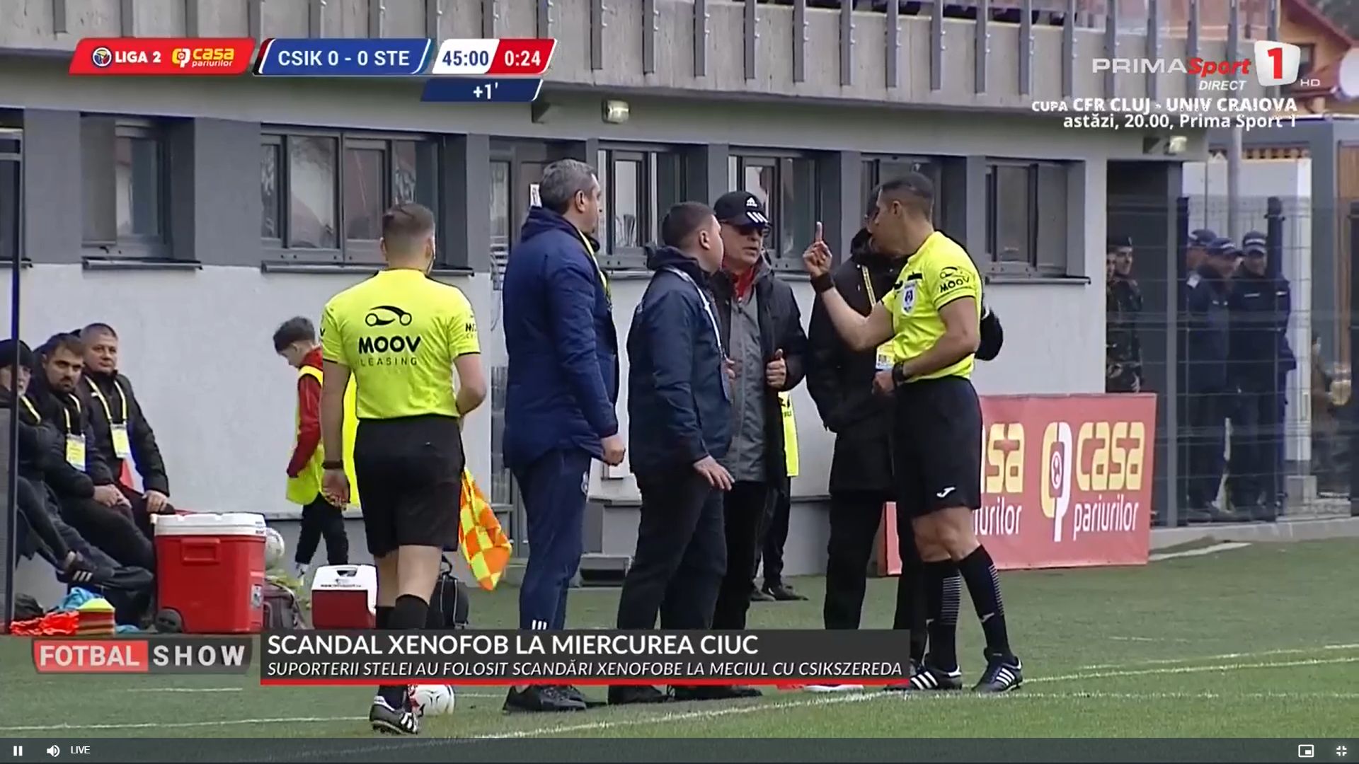 Csikszereda - Steaua, scandari xenofobe Capturi Prima Sport (3).jpg
