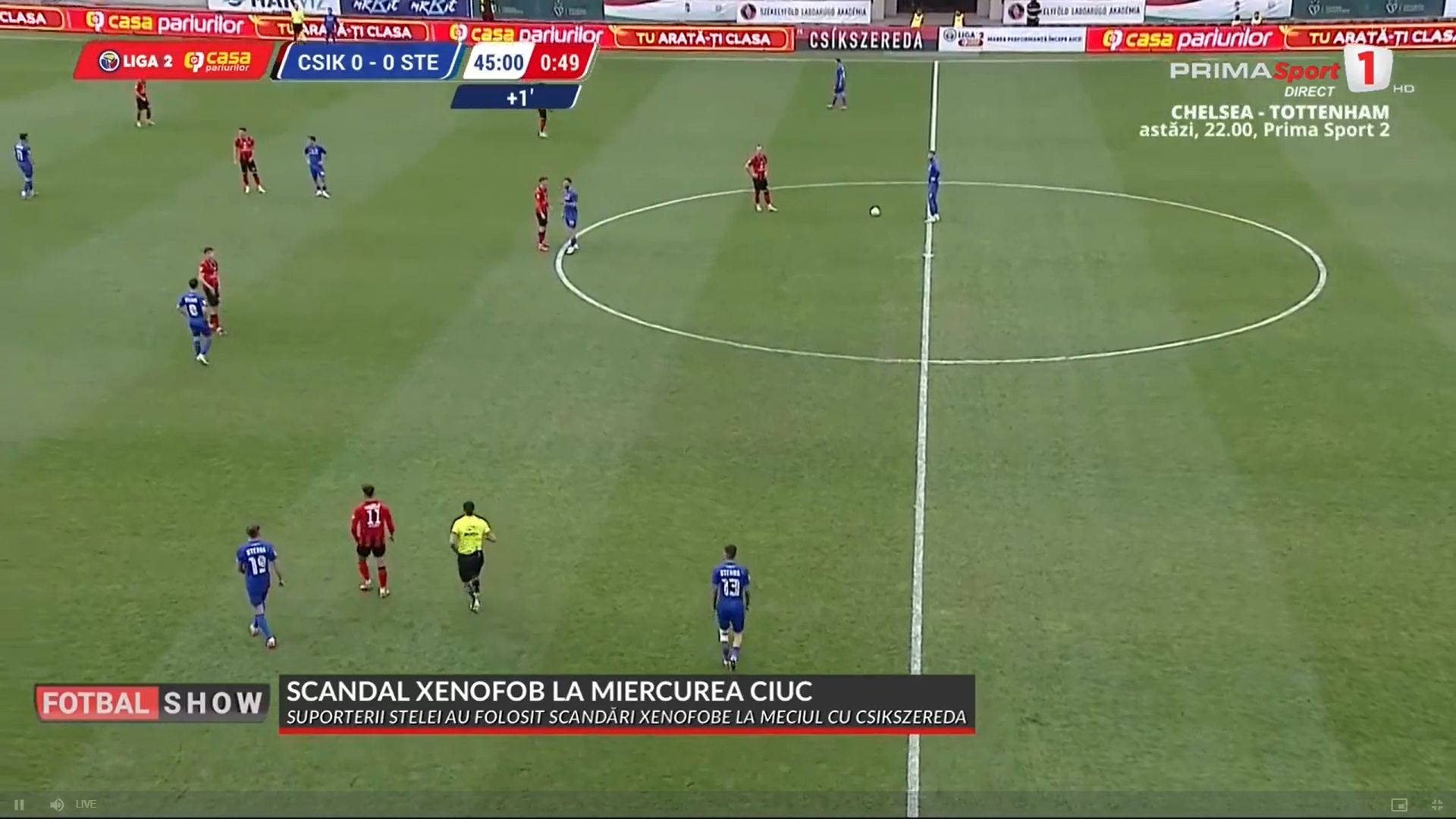 Csikszereda - Steaua, scandari xenofobe Capturi Prima Sport (7).jpg