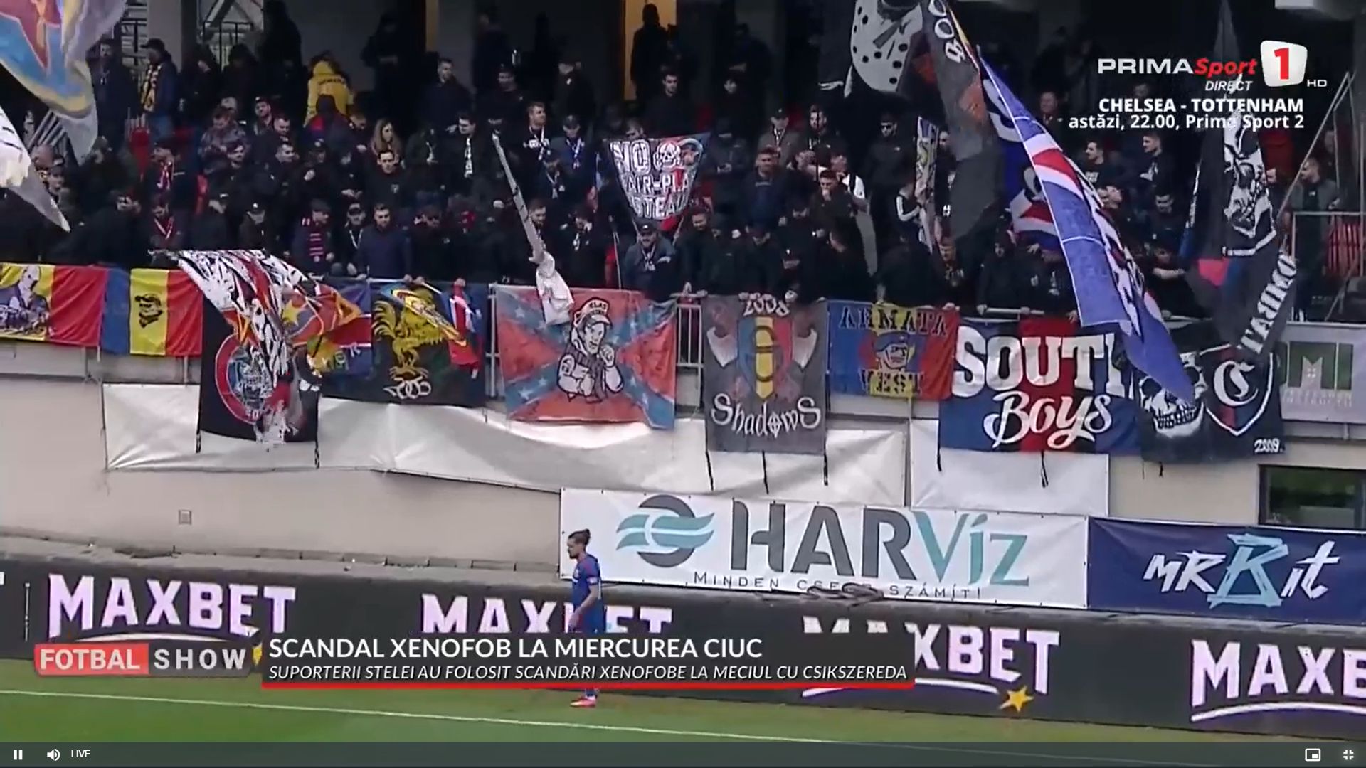 Csikszereda - Steaua, scandari xenofobe Capturi Prima Sport (14).jpg