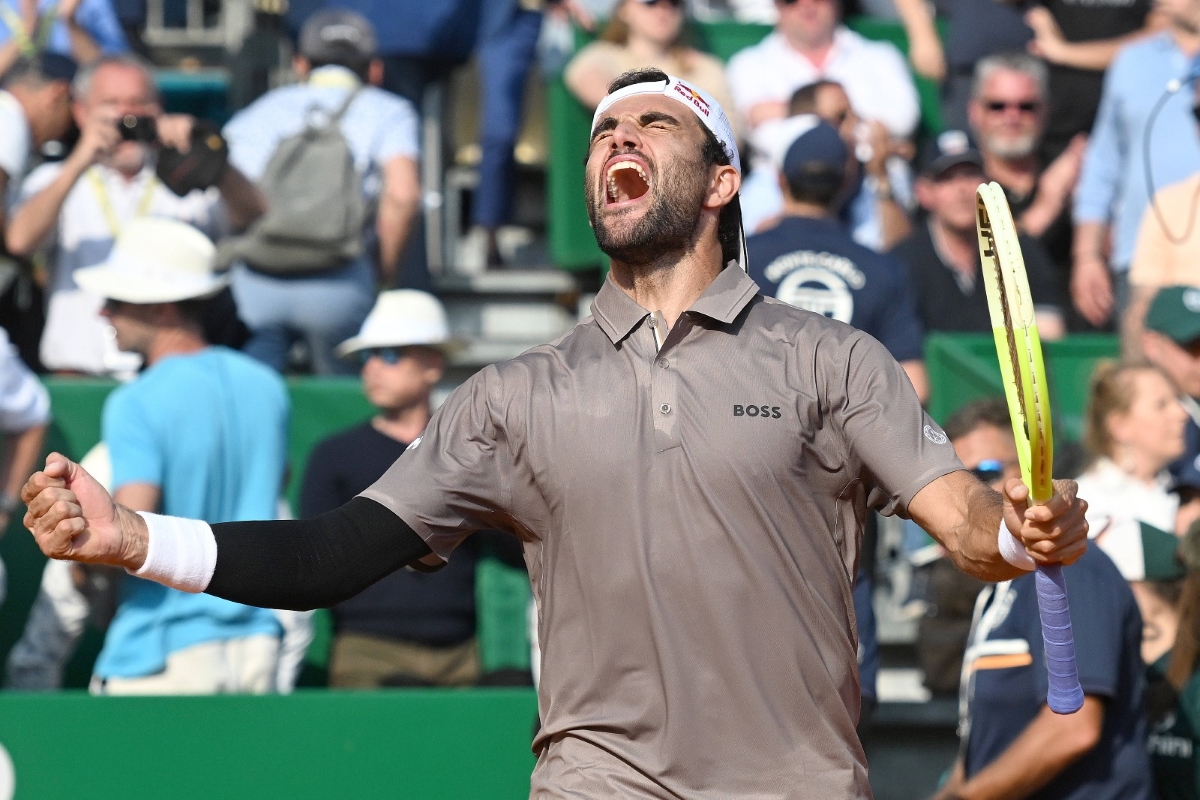 Meciul dintre Zverev şi Berrettini de la Monte-Carlo. Foto: Imago