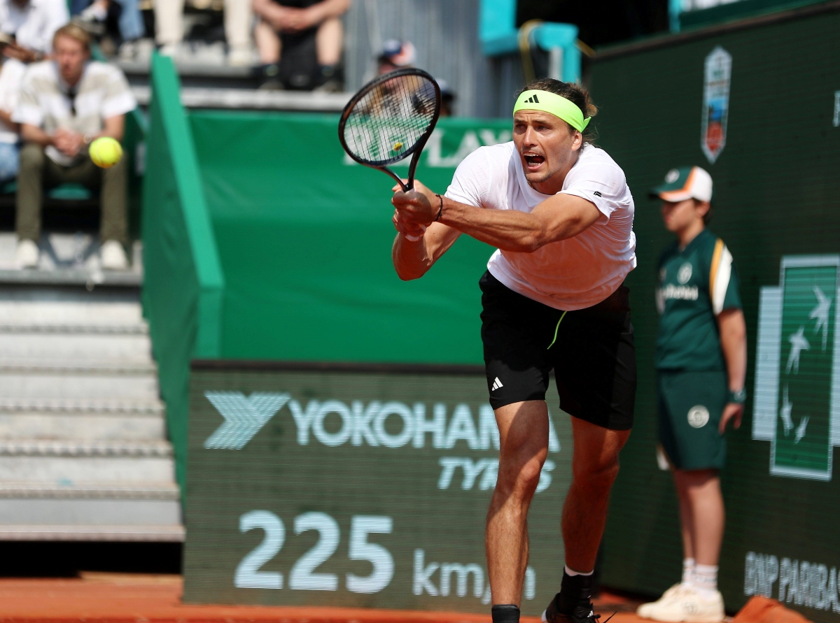Meciul dintre Zverev şi Berrettini de la Monte-Carlo. Foto: Imago