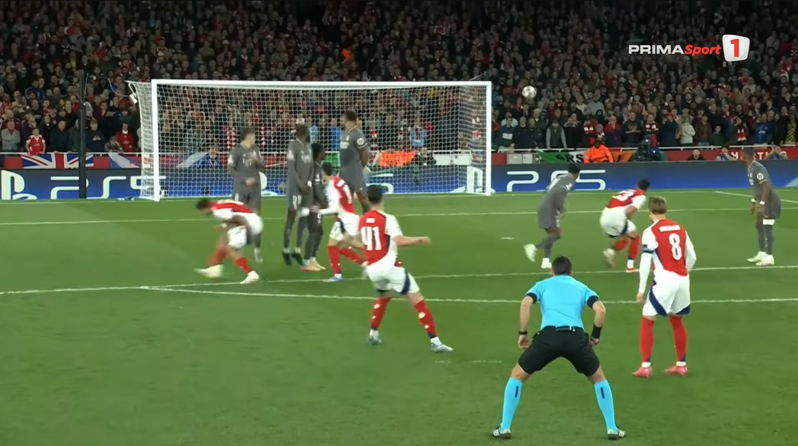 Declan Rice, goluri fabuloase în Arsenal - Real Madrid FOTO Captură video Prima Sport