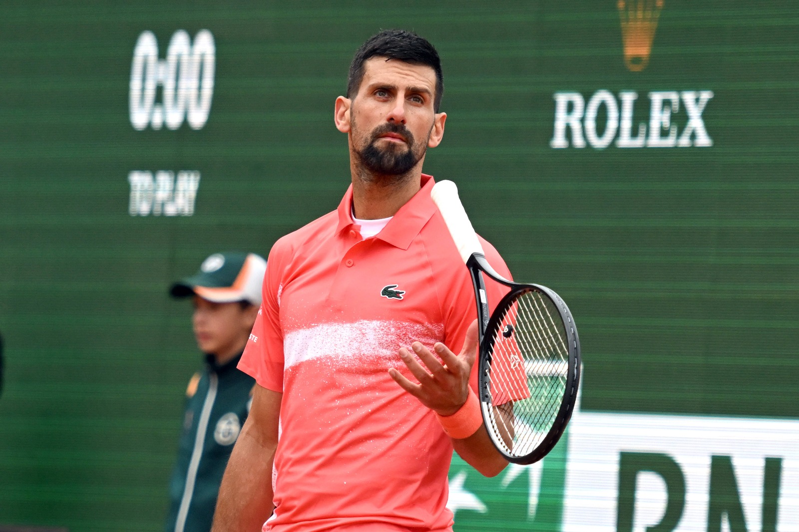 Novak Djokovic, învins de Alejandro Tabilo la Monte Carlo Masters. Foto: IMAGO