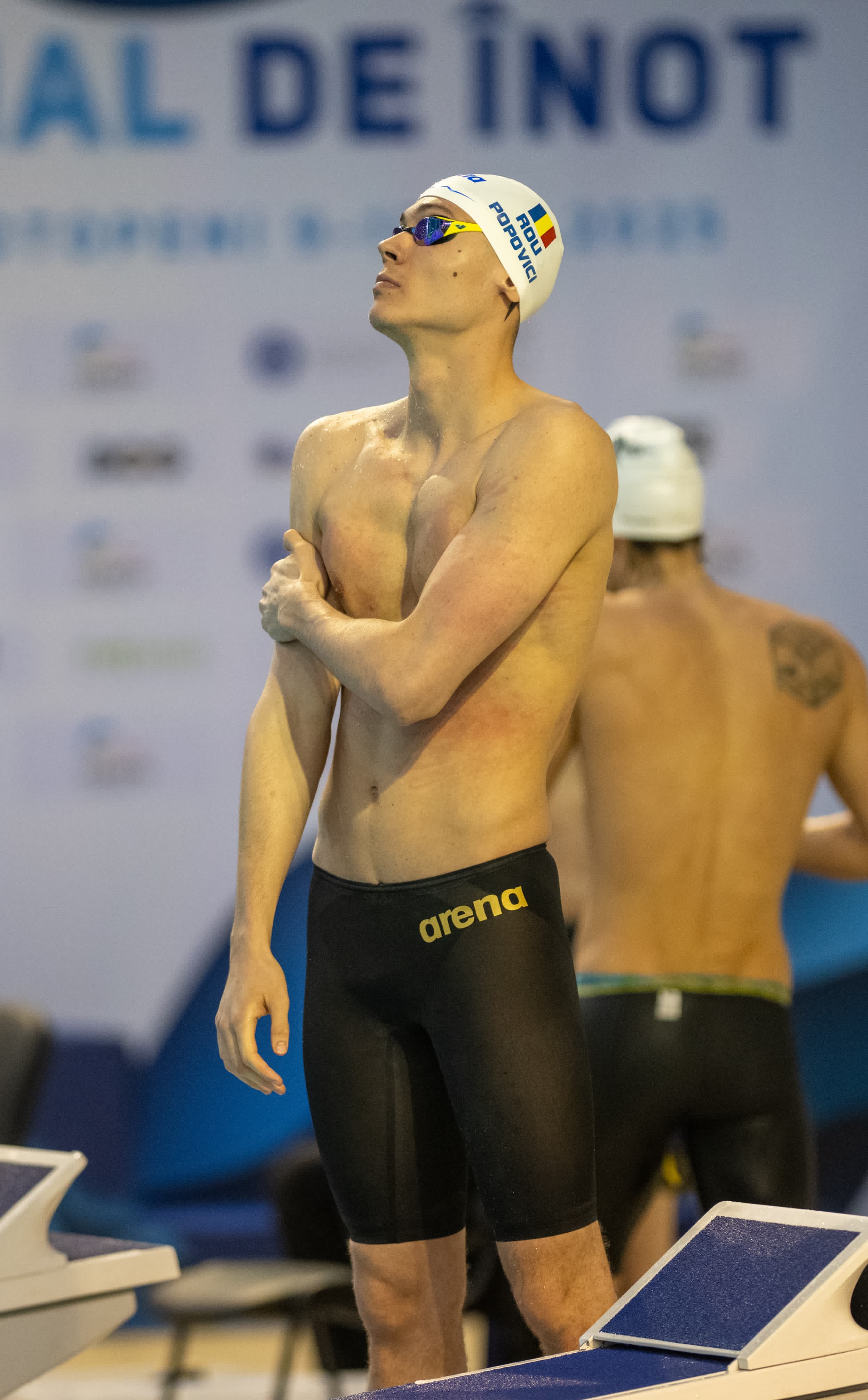David Popovici, la proba de 100m liber din cadrul Campionatelor Naționale de la Otopeni (foto: Raed Krishan / GOLAZO)