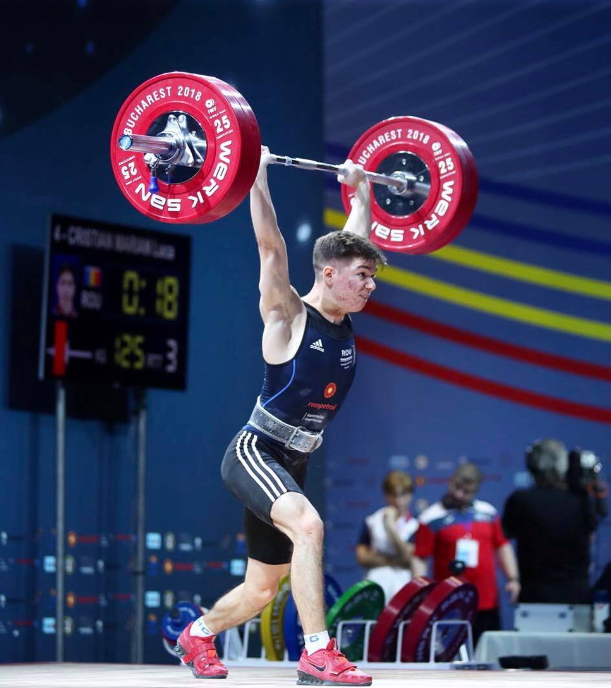 O nouă medalie    Marian Cristian Luca  a urcat pe podium la Europeanul de haltere de la Chișinău