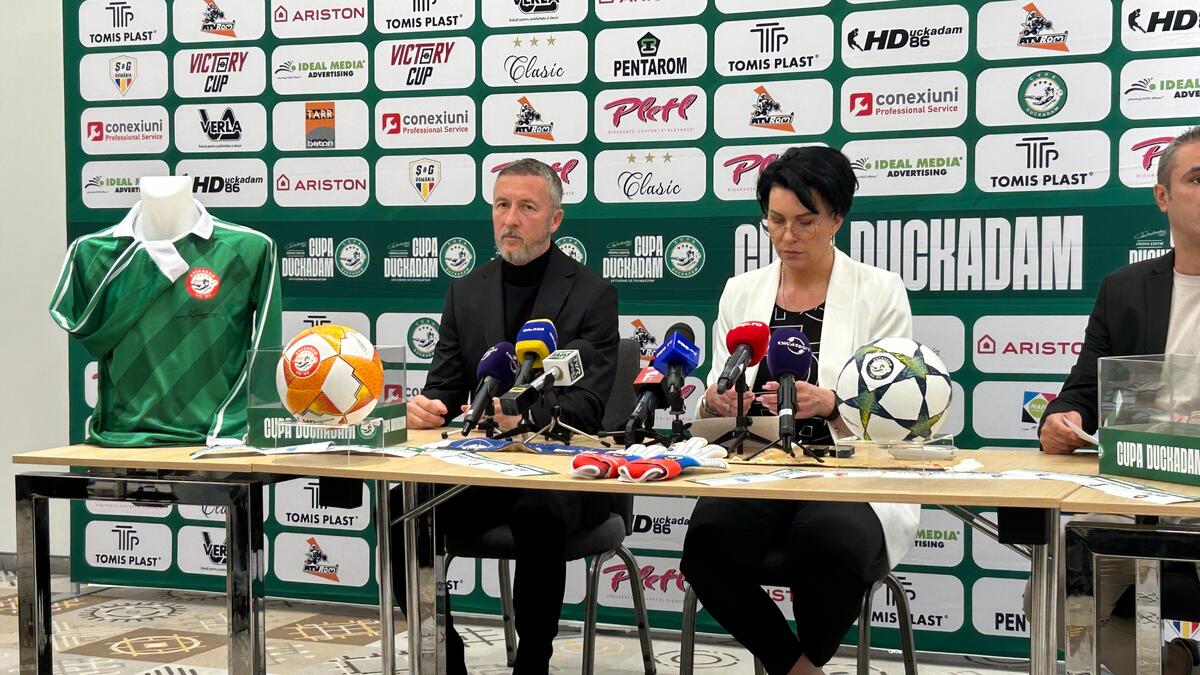 Conferință de presă Mihai Stoica și Alexandra Duckadam pentru „Cupa Duckadam”/ Foto: Iosif Popescu - GOLAZO.ro.jpeg