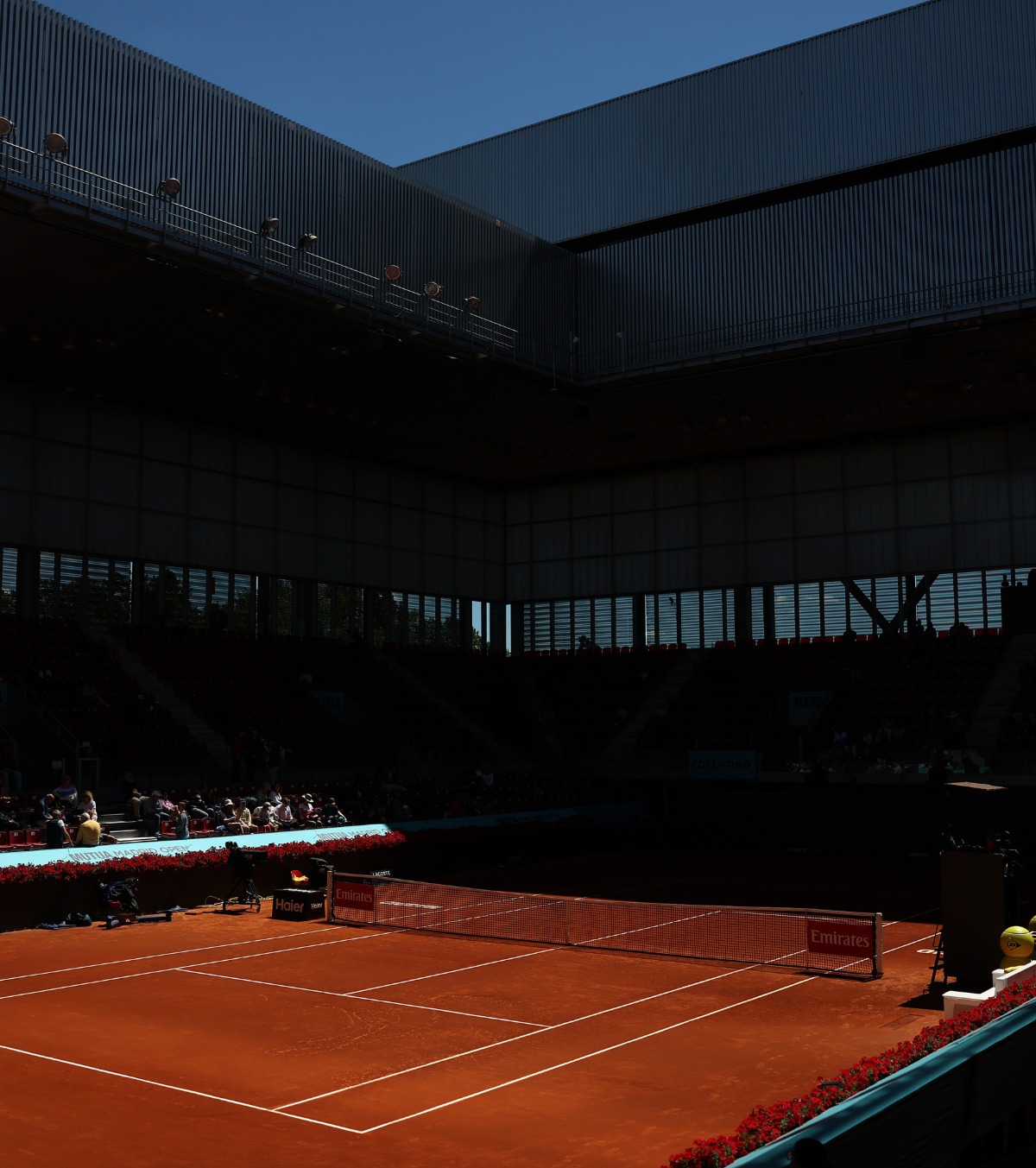 Pana de curent de la Madrid Open (foto: Getty Images)