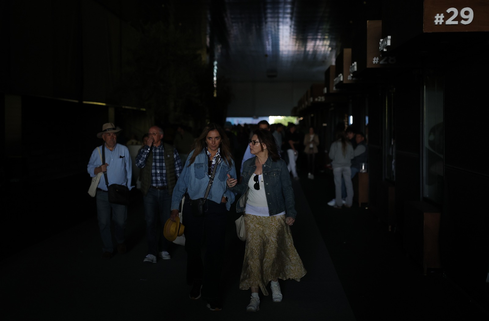 Pana de curent de la Madrid Open (foto: Getty Images)