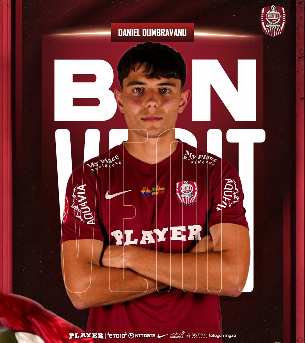 CFR Cluj, transferuri pe bandă rulantă Ardelenii au adus un internațional moldovean din a treia ligă italiană