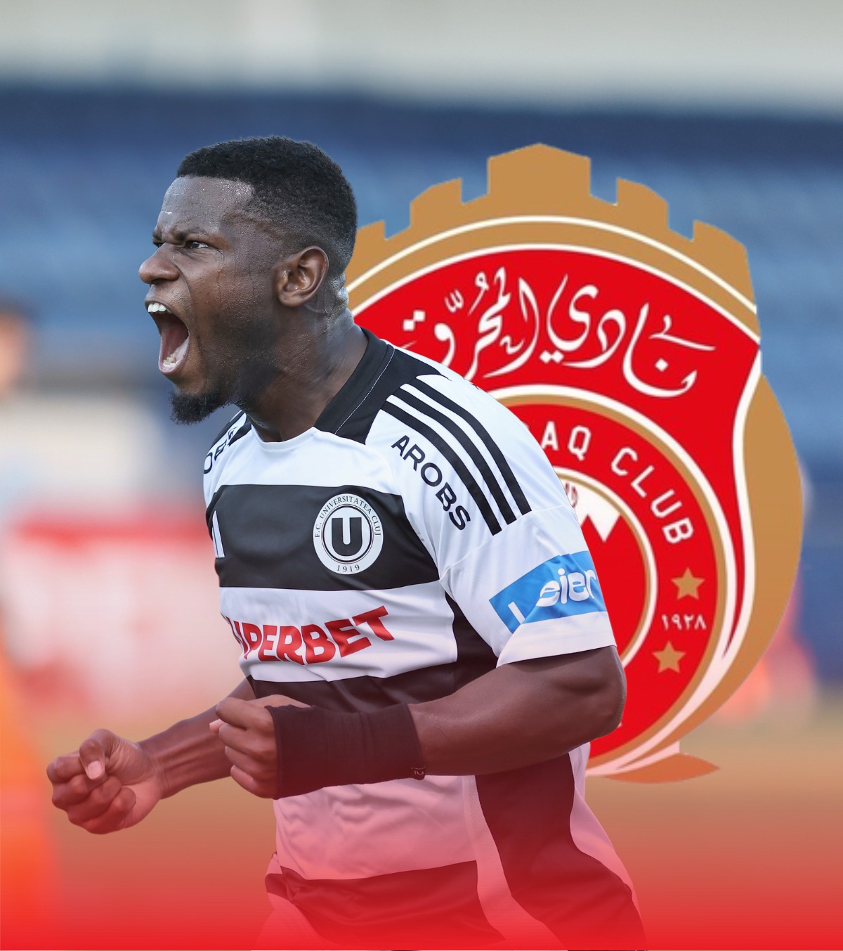 Thiam, în Bahrain Atacantul lui U Cluj, dorit de FCSB, pleacă în Asia