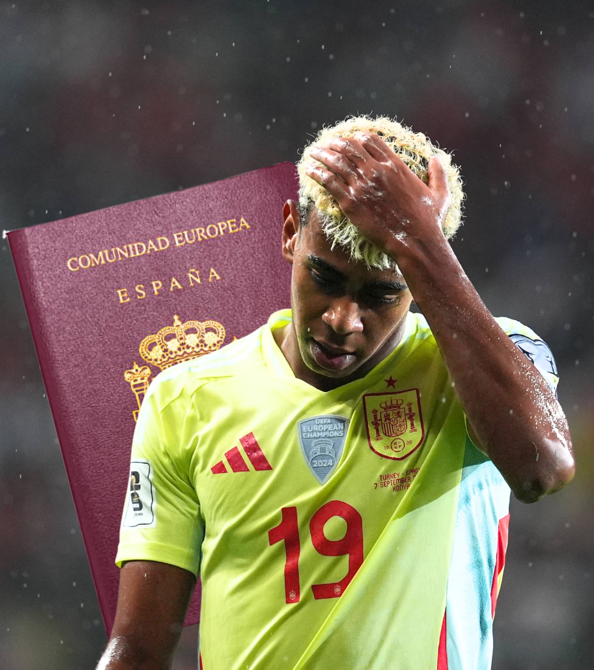 Yamal, ajutat de turci Momente de nervozitate în parcarea stadionului. A pierdut pașaportul! Cum a reușit să revină în Spania