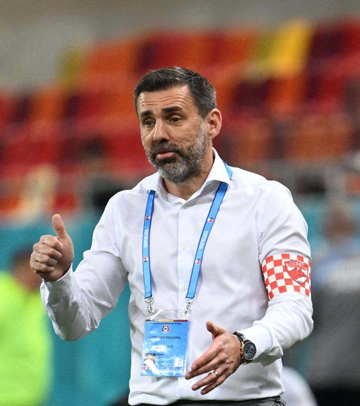 Kopic explică Tehnicianul lui Dinamo, despre gestul făcut la fiecare meci: „Nu e marketing”