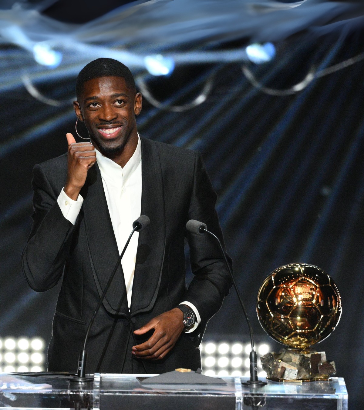 Primul Balon de Aur al lui Ousmane Dembele. Foto: Imago