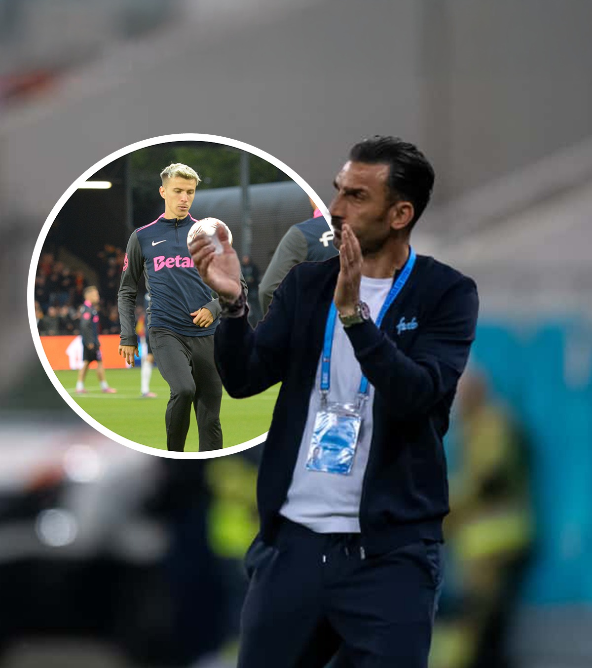 Sfat pentru Tavi Popescu Elias Charalambous i-a explicat atacantului ce are de făcut pentru a fi din  nou titular: „Asta face diferența”