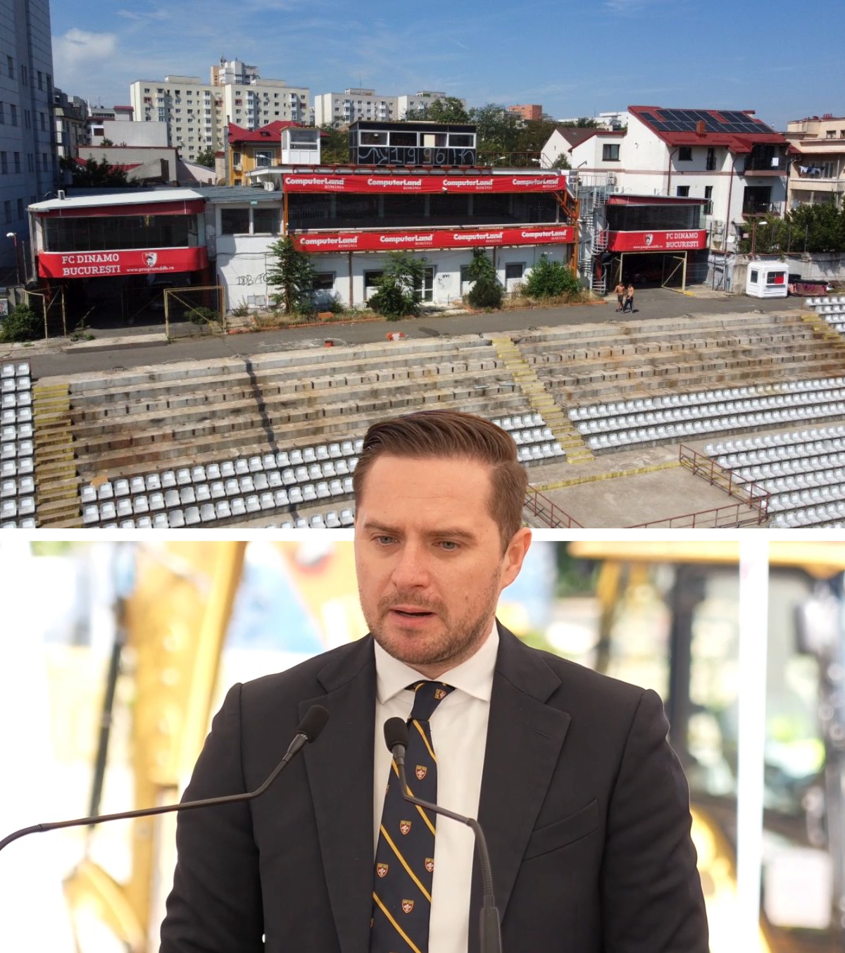 Care e stadiul noii arene Dinamo Stelian Bujduveanu așteaptă startul investițiilor: „Ultimul stadion emblematic nereabilitat”