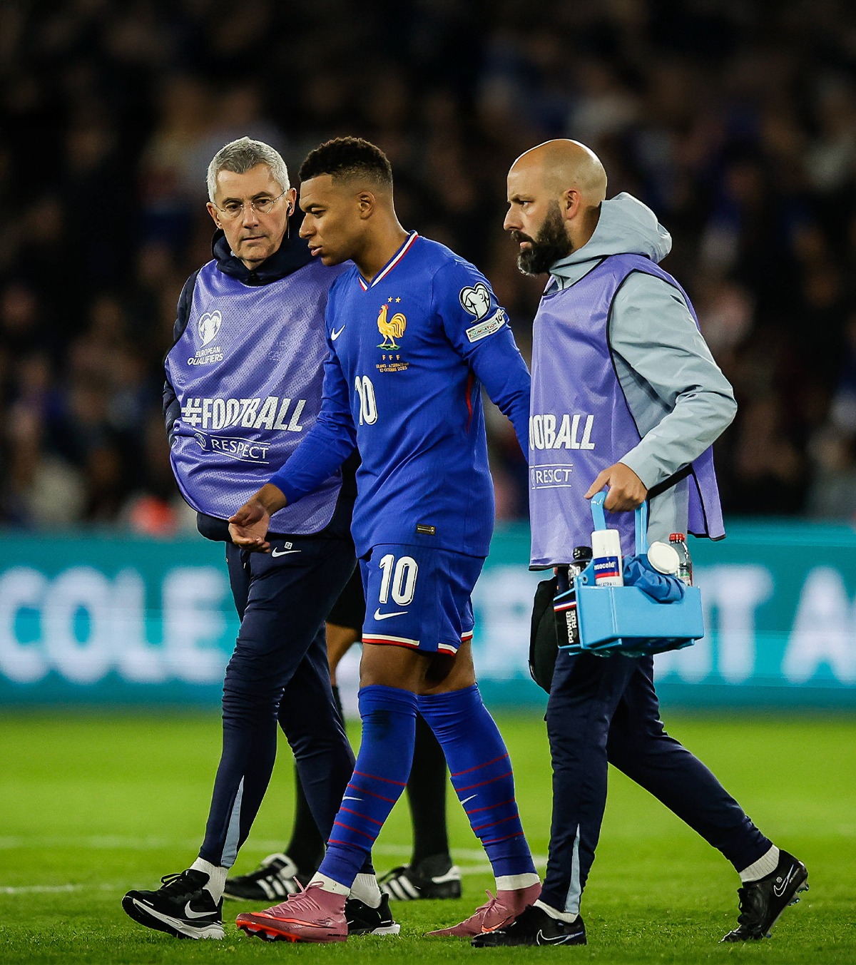 Lovitură pentru Real! FOTO. Mbappe a marcat o bijuterie de gol, dar s-a accidentat în meciul câștigat de Franța