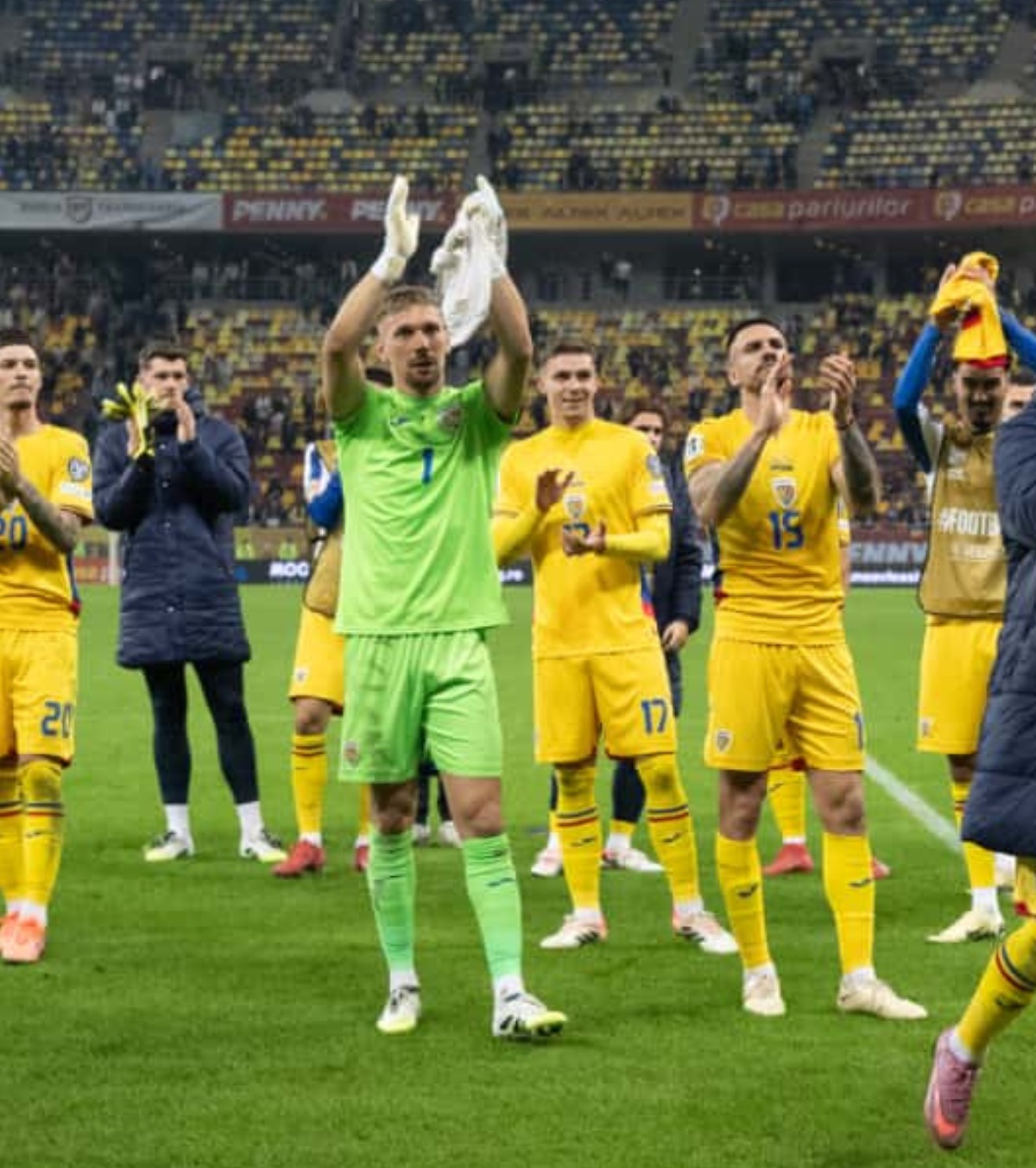 Explozie de fericire pe Arenă VIDEO+FOTO. Imaginile bucuriei după victoria României cu Austria