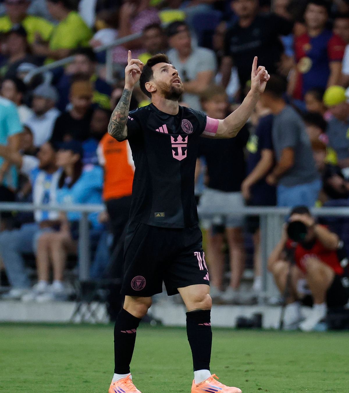 Triplă de senzație FOTO. Lionel Messi a înscris trei goluri și a dus-o pe Inter Miami în play-off-ul MLS » Prima reușită, o bijuterie!
