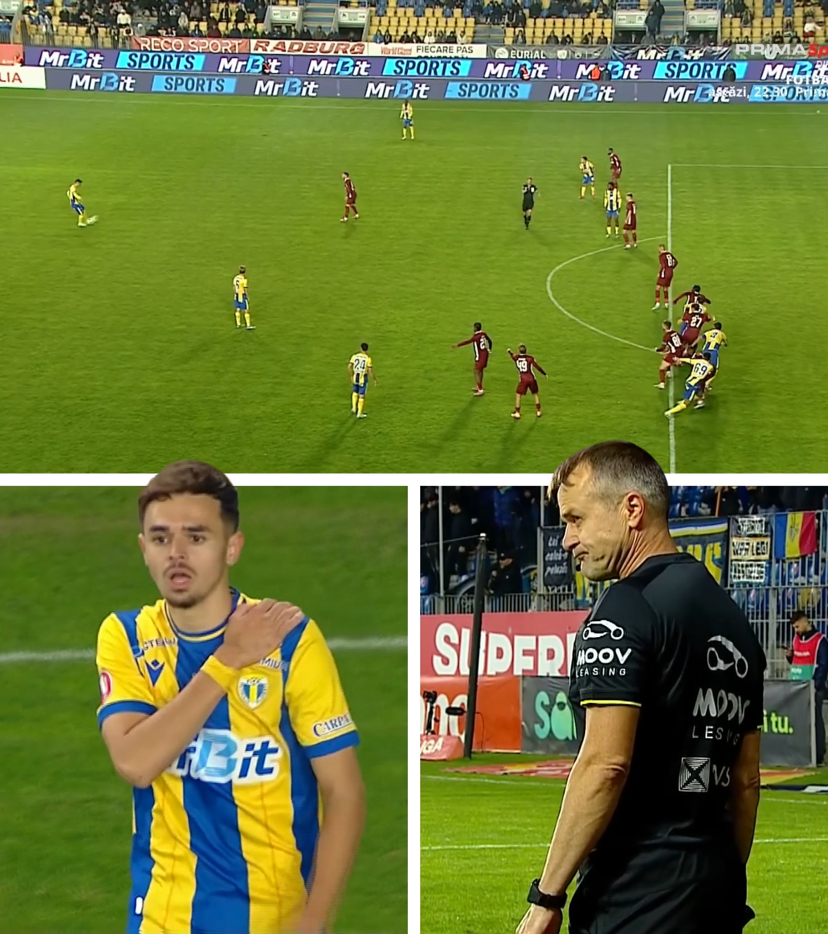 Ofsaid imens la gol  Arbitrii „au uitat” să verifice faza dinainte de reușita decisivă din Petrolul - CFR: Papp era în afara jocului!