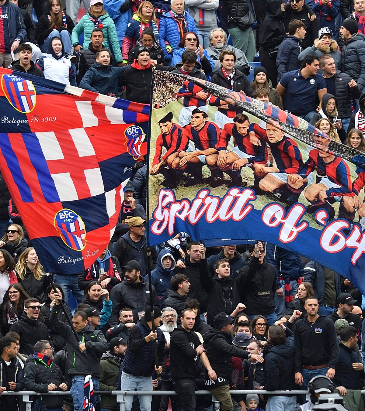 Italienii invadează Arena Națională Prezență impresionantă a fanilor Bolognei la București: vor depăși galeria lui Olympiacos » Care e topul all-time