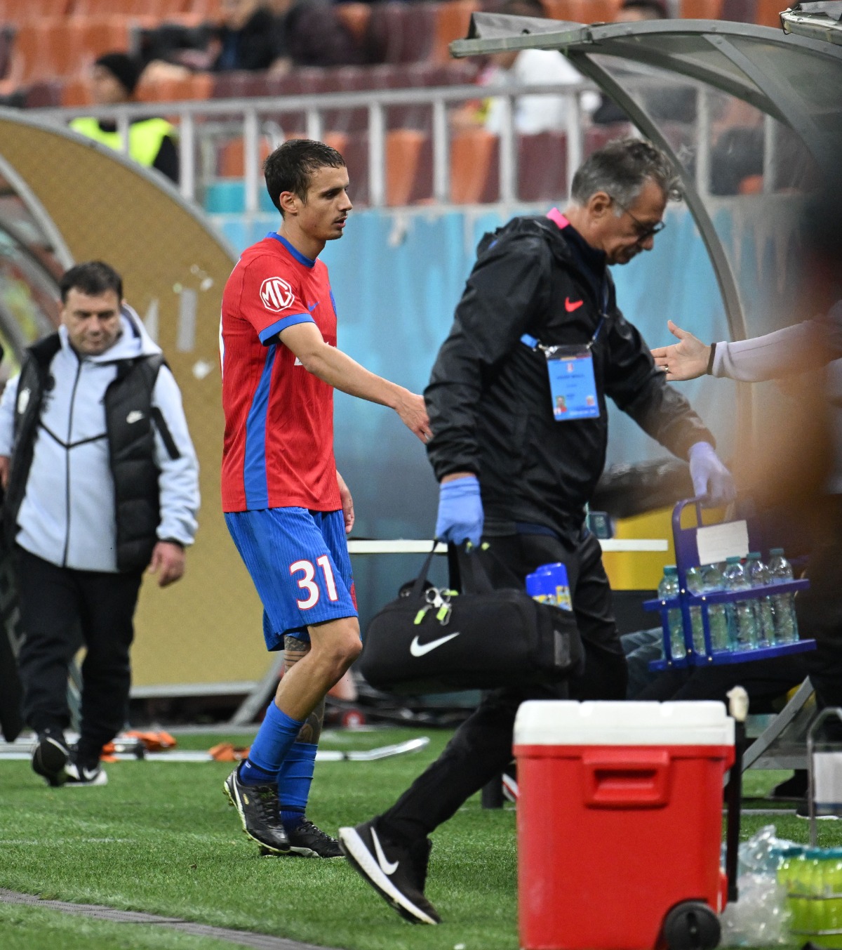 Ce a pățit Cisotti  Italianul a ieșit accidentat cu UTA și azi va face RMN. Care e primul diagnostic, pus după meci