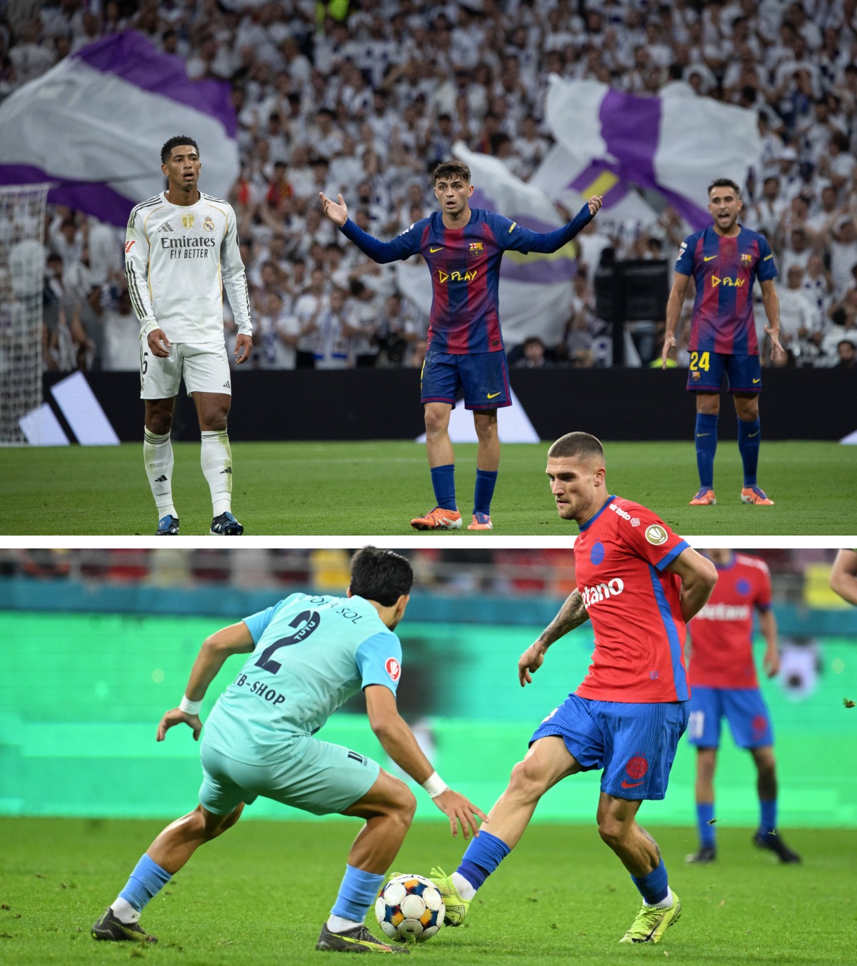 El Clasico versus Liga 1  Ce audiență a avut Barcelona - Real în comparație cu FCSB - UTA + Duelul Napoli - Inter vs CFR - Farul