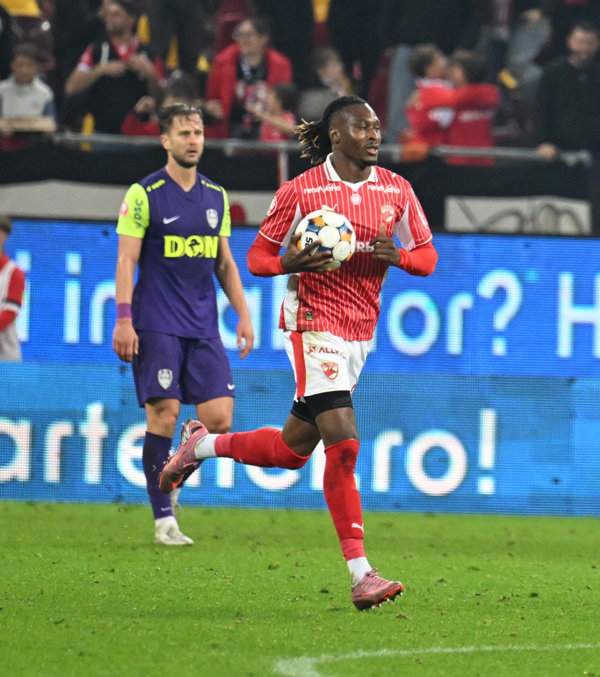 „Vrem să fim în play-off” Karamoko este încrezător după victoria cu CFR Cluj 2-1: „Acesta e obiectivul”