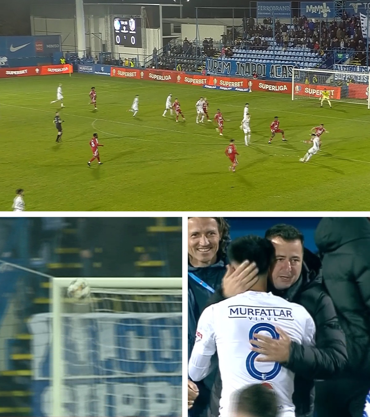 Seara golurilor fabuloase în Liga 1 FOTO. Ionuț Vînă, reușită senzațională în meciul Farul - FC Botoșani. Chiar și Hagi l-a aplaudat!