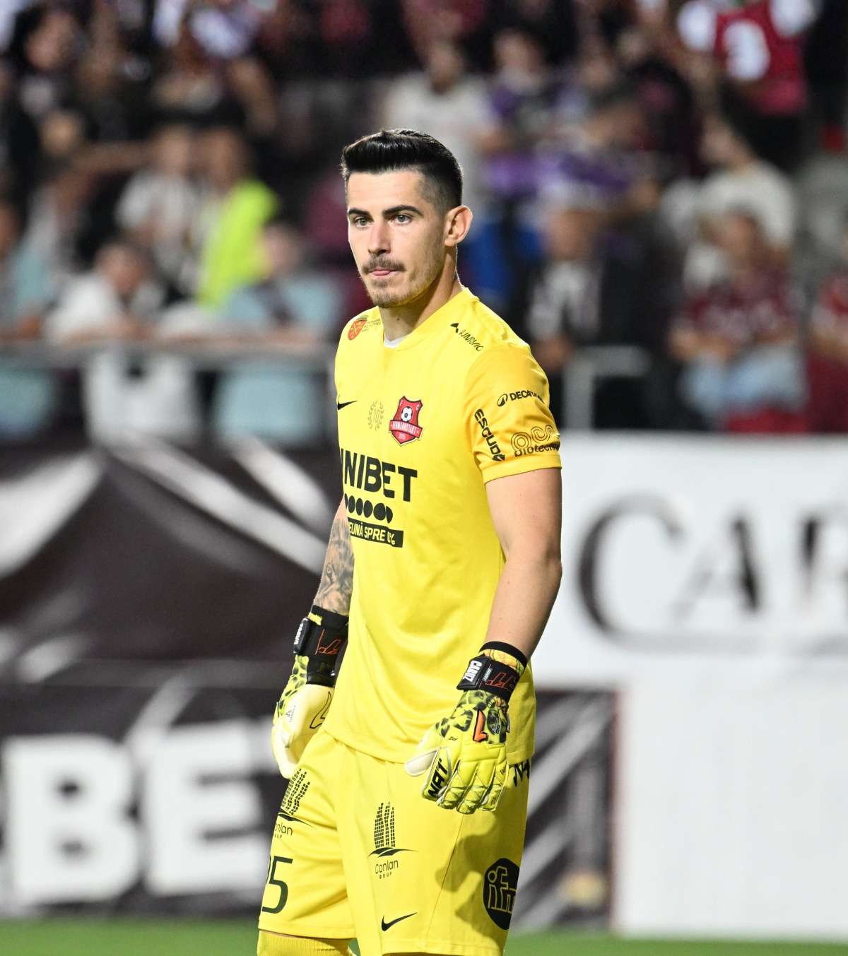 Probleme pentru Măldărășanu Portarul lui Hermannstadt, accidentare stupidă înainte de meciul cu FCSB » Ce a pățit: „Ne-a amuzat”