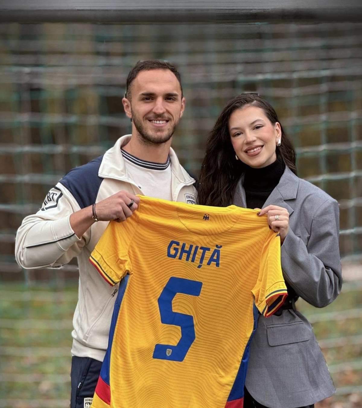 Ghiță, la portiță cu Cleopatra Stratan VIDEO Întâlnire-surpriză în cantonamentul naționalei: „În sfârșit😄”